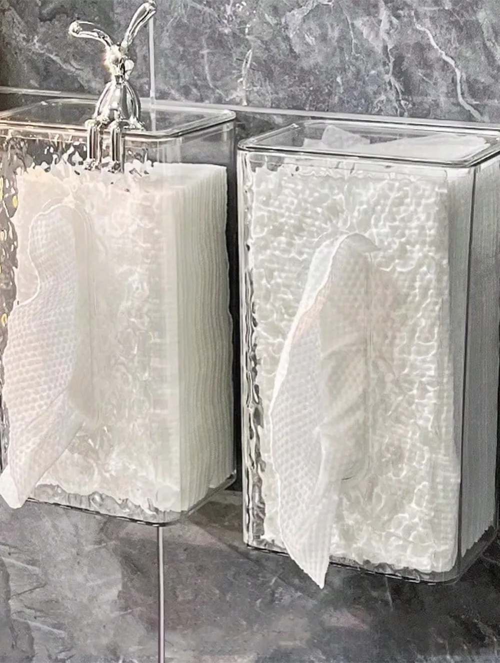 Wall-Mounted Toilet Paper Holder with Shelf