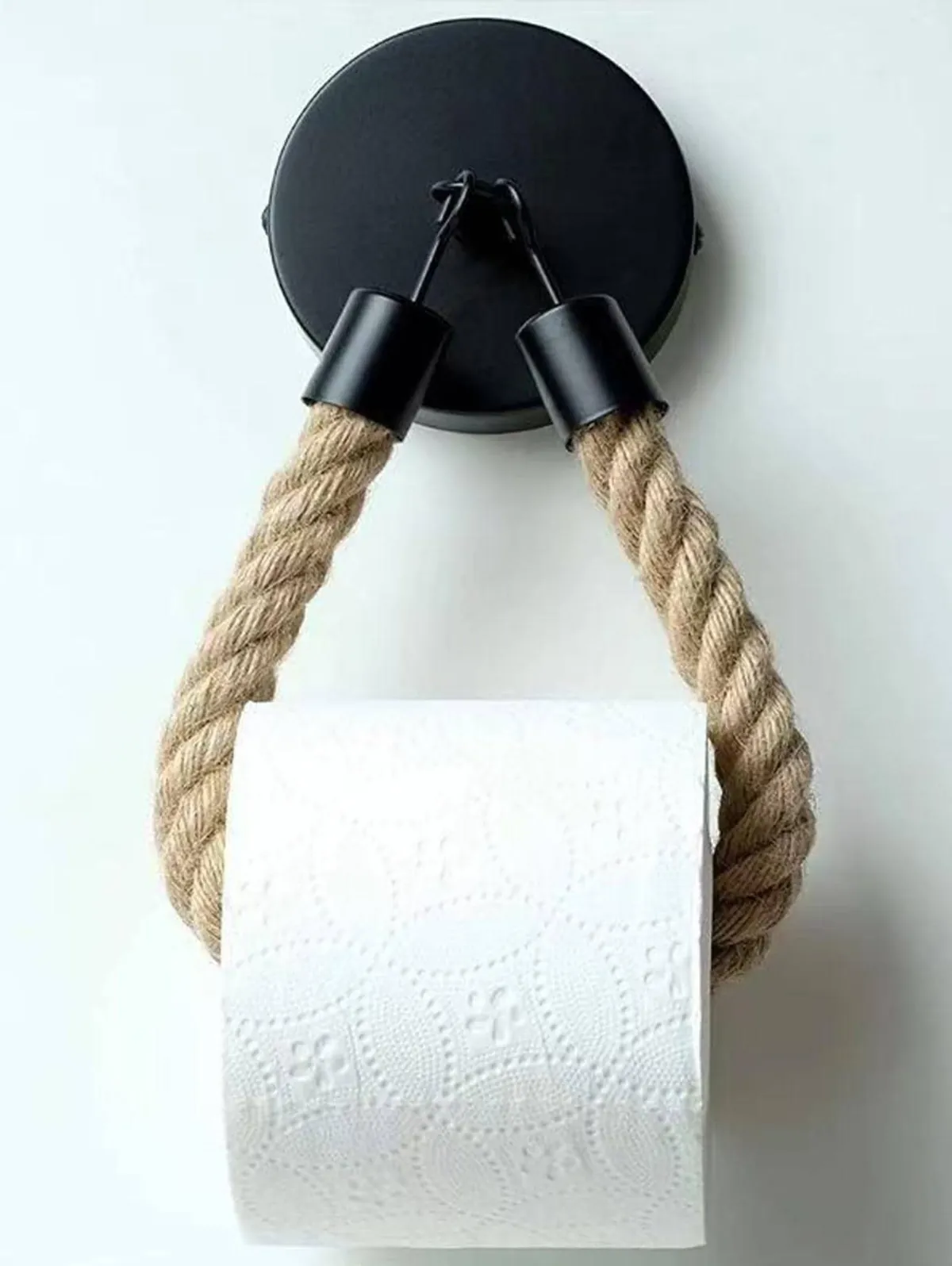 Wall-Mounted Toilet Paper Holder with Shelf