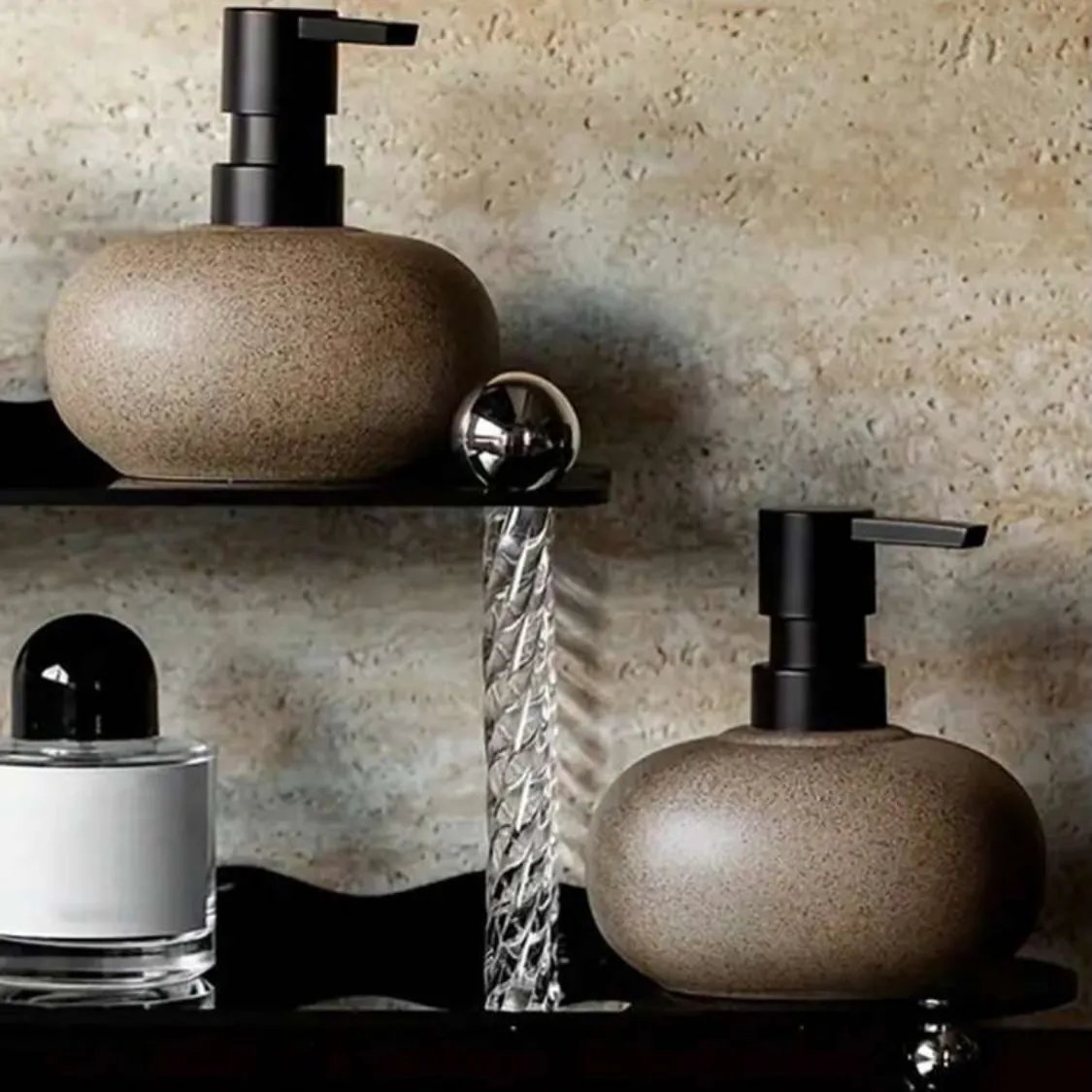 Wall-Mounted Wooden Bathroom Organizer