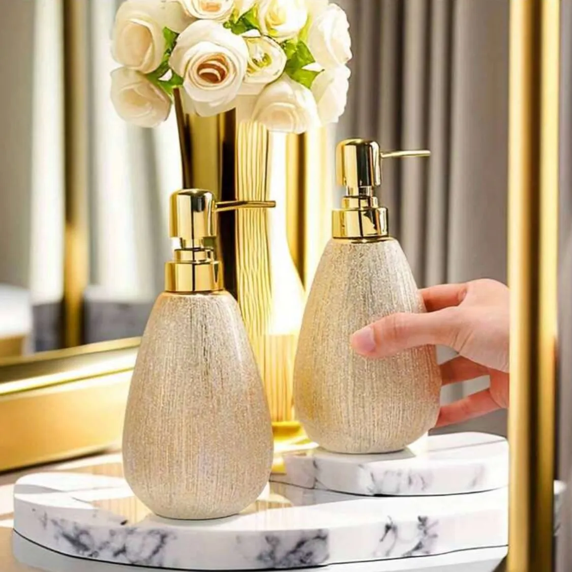 Wall-Mounted Wooden Bathroom Organizer