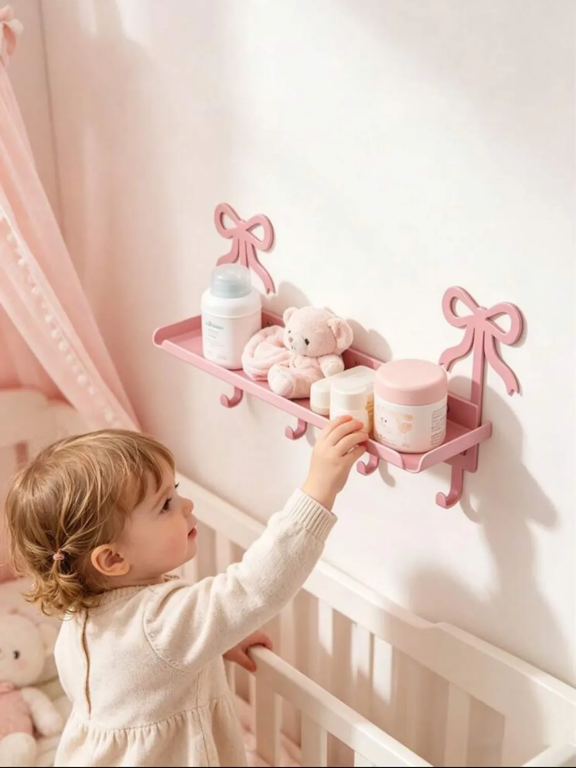 Wall-Mounted Baby Care Shelf