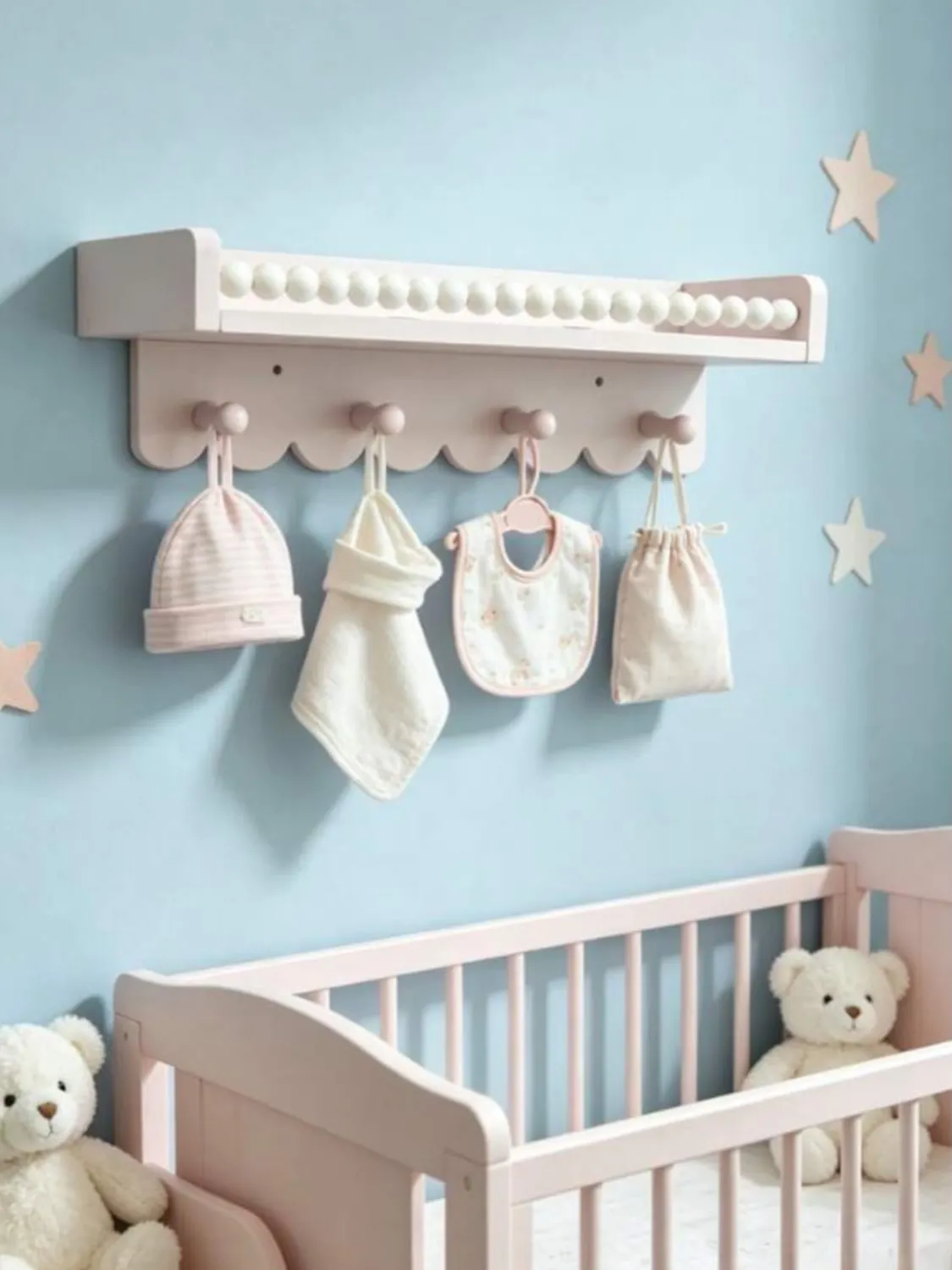 Wall-Mounted Baby Care Shelf