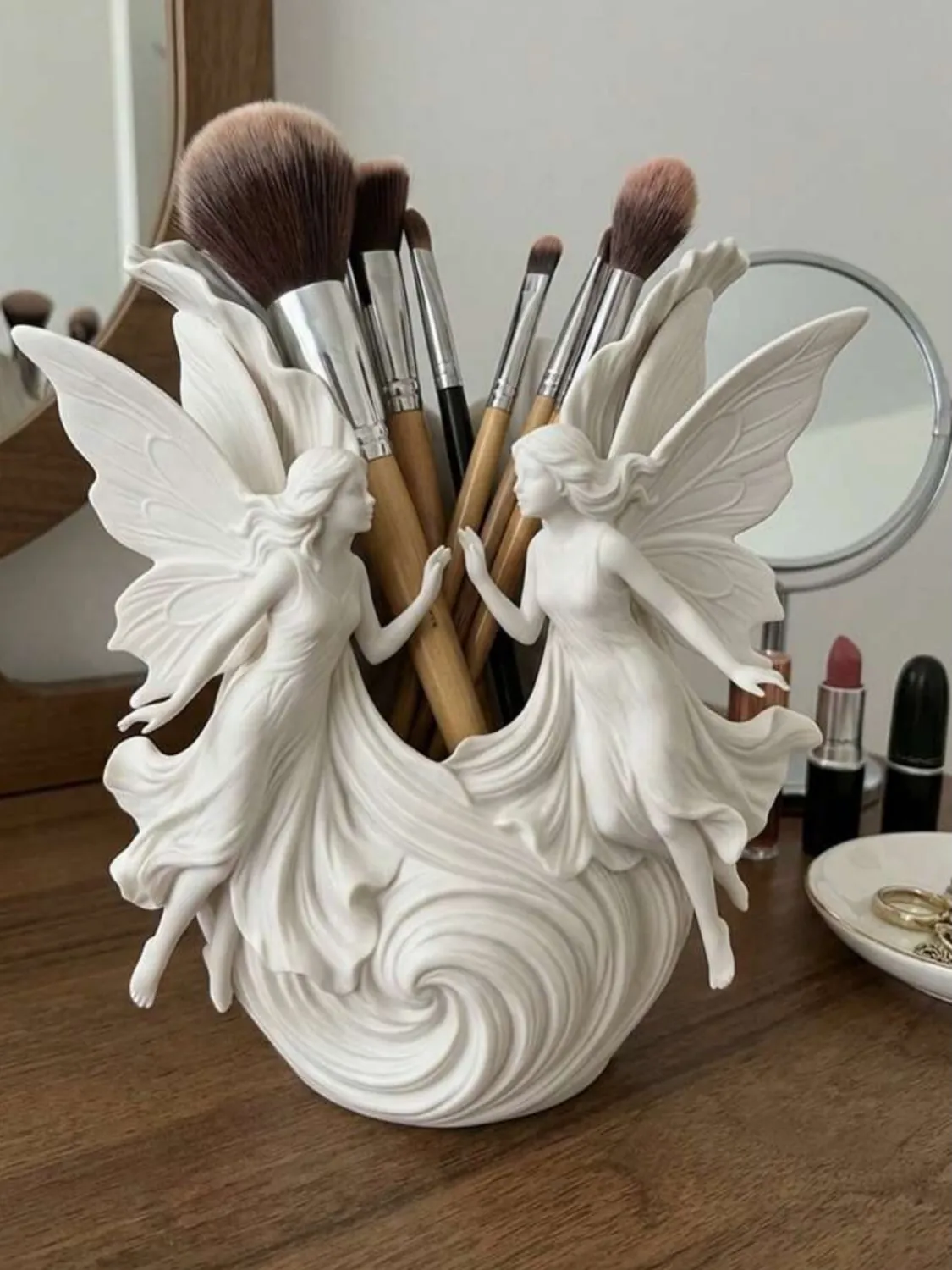 Decorative Jewelry Tray with Figure