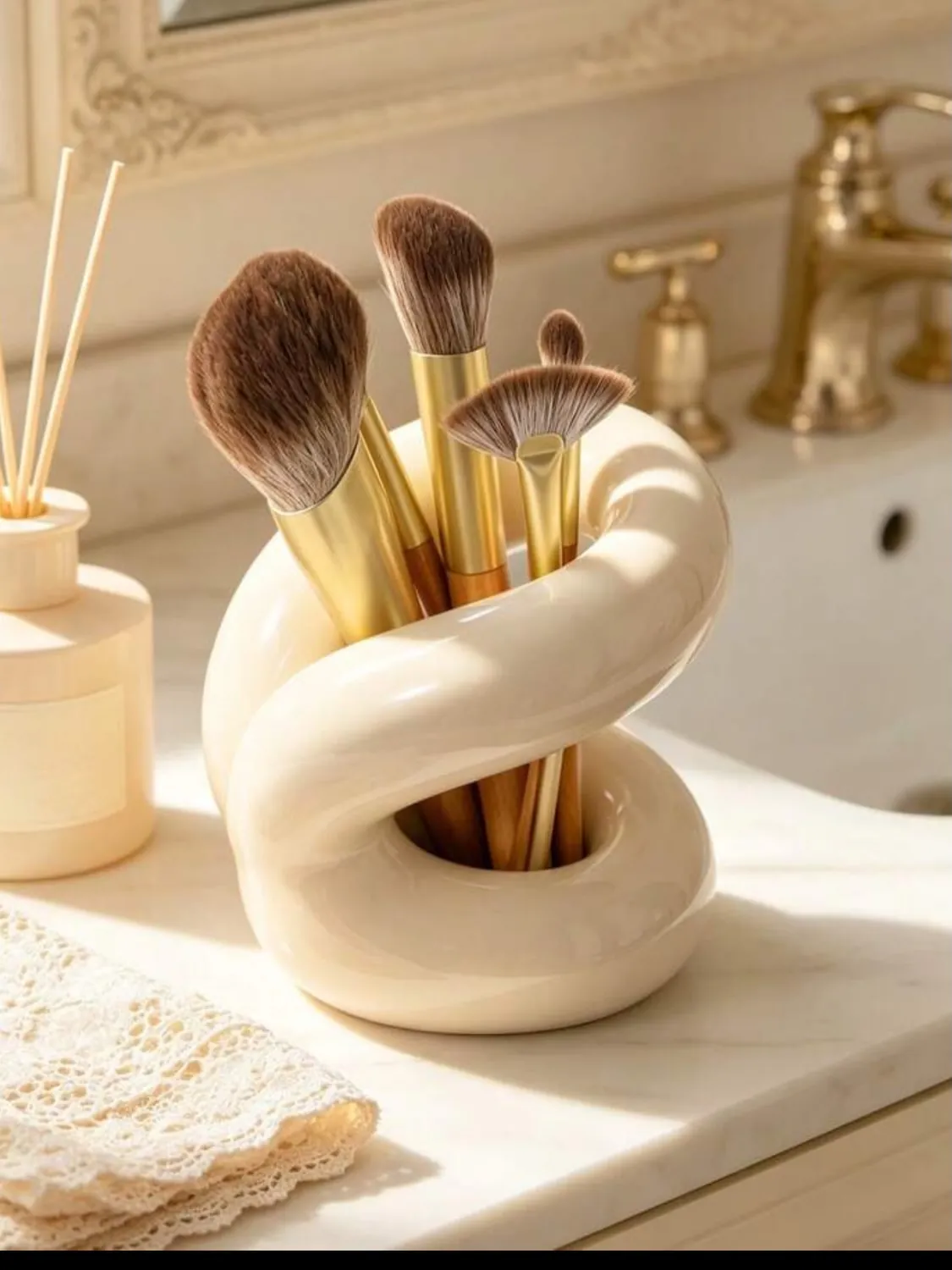 Decorative Jewelry Tray with Figure