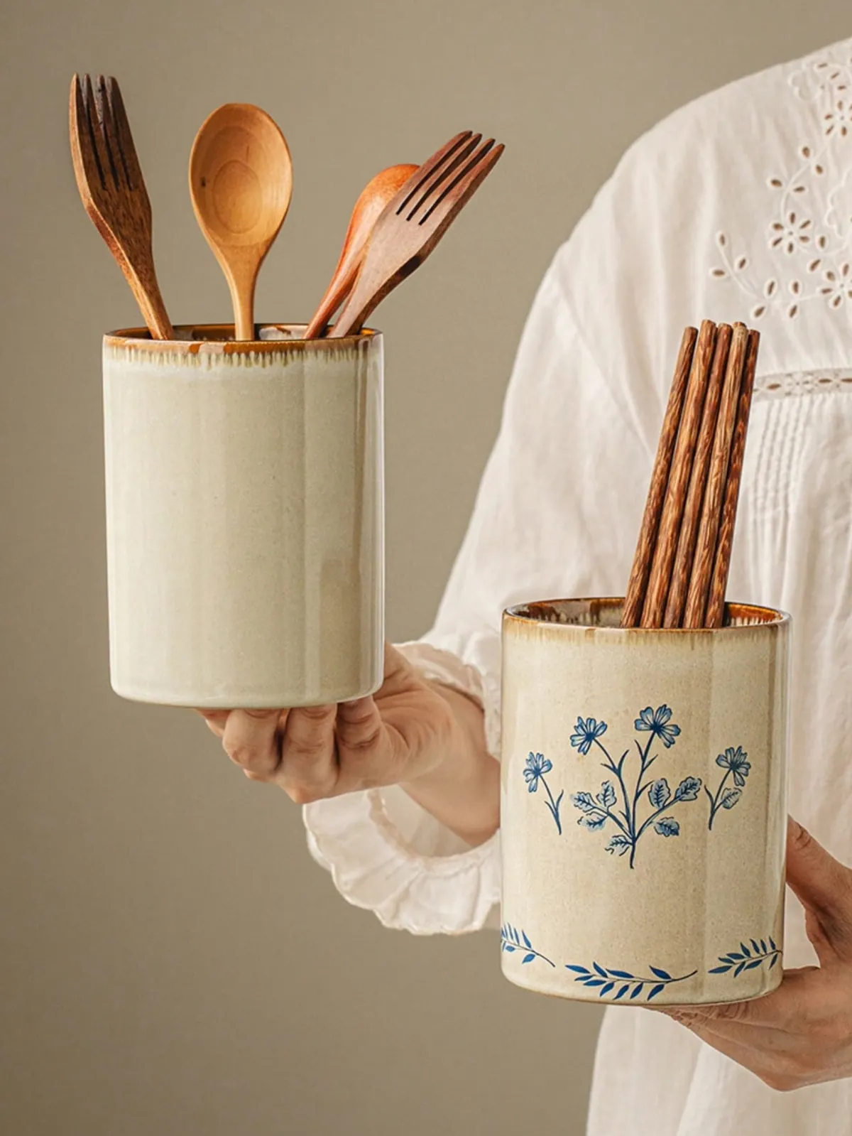 Ceramic Utensil Holder