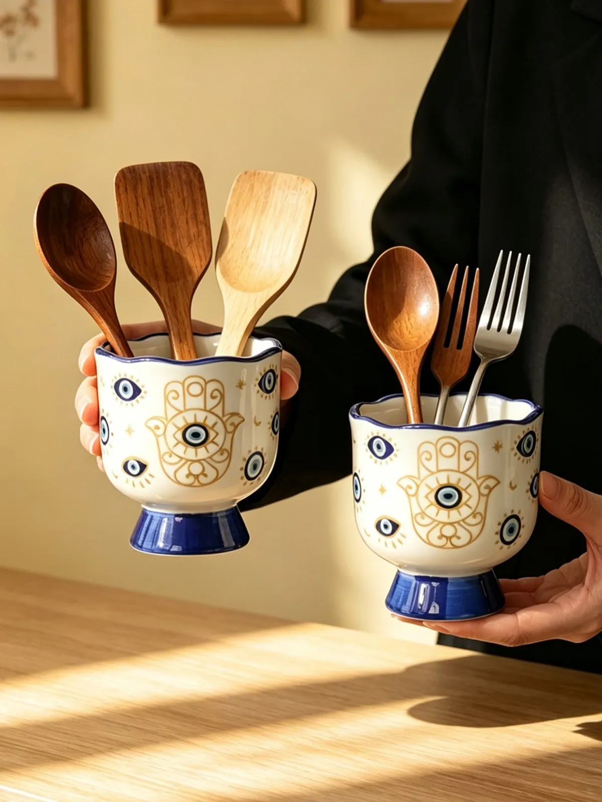 Ceramic Utensil Holder