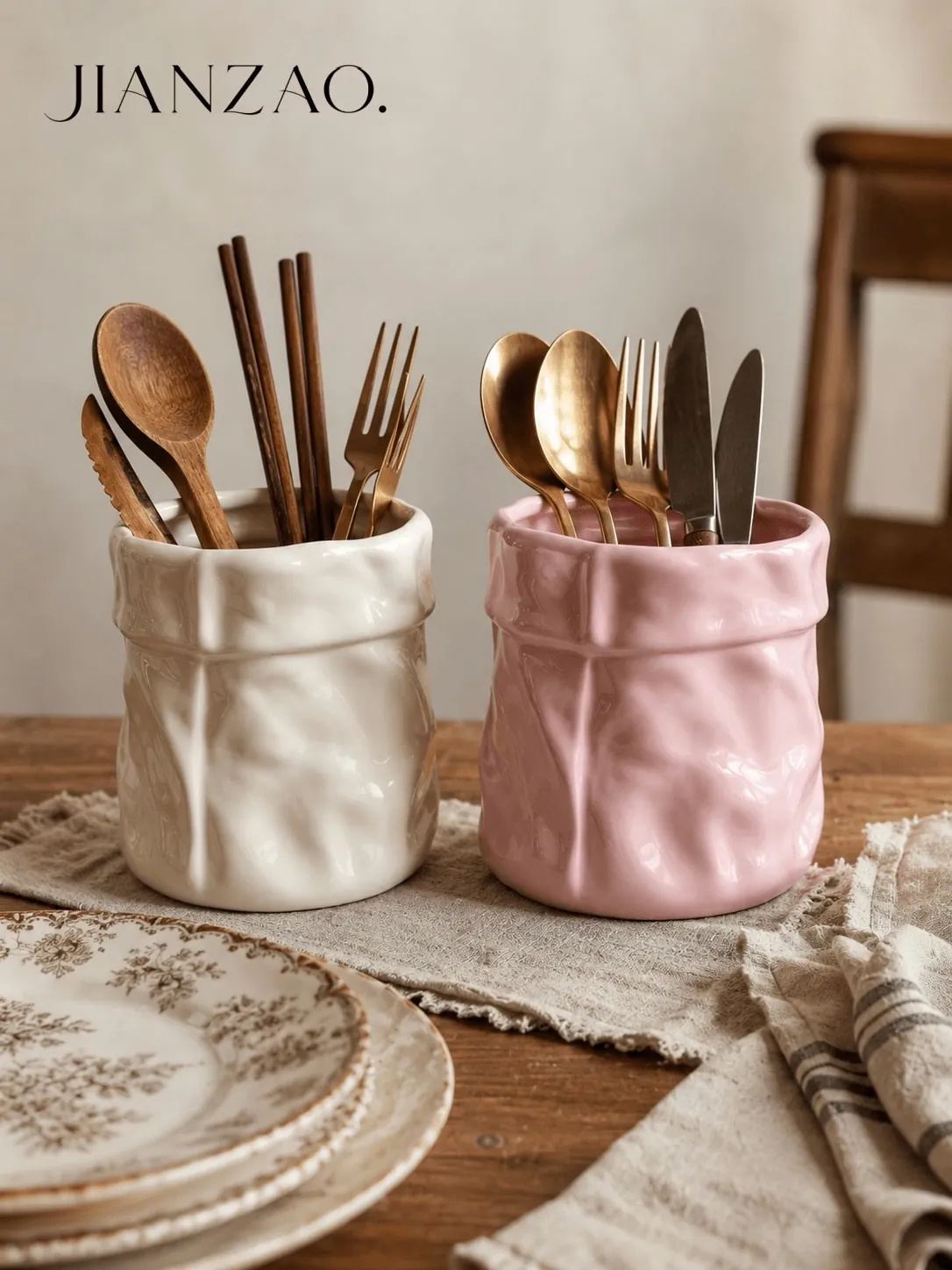 Ceramic Utensil Holder