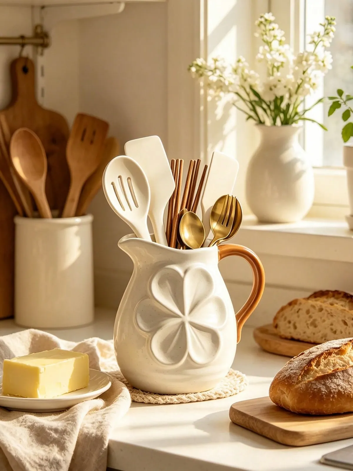 Ceramic Utensil Holder