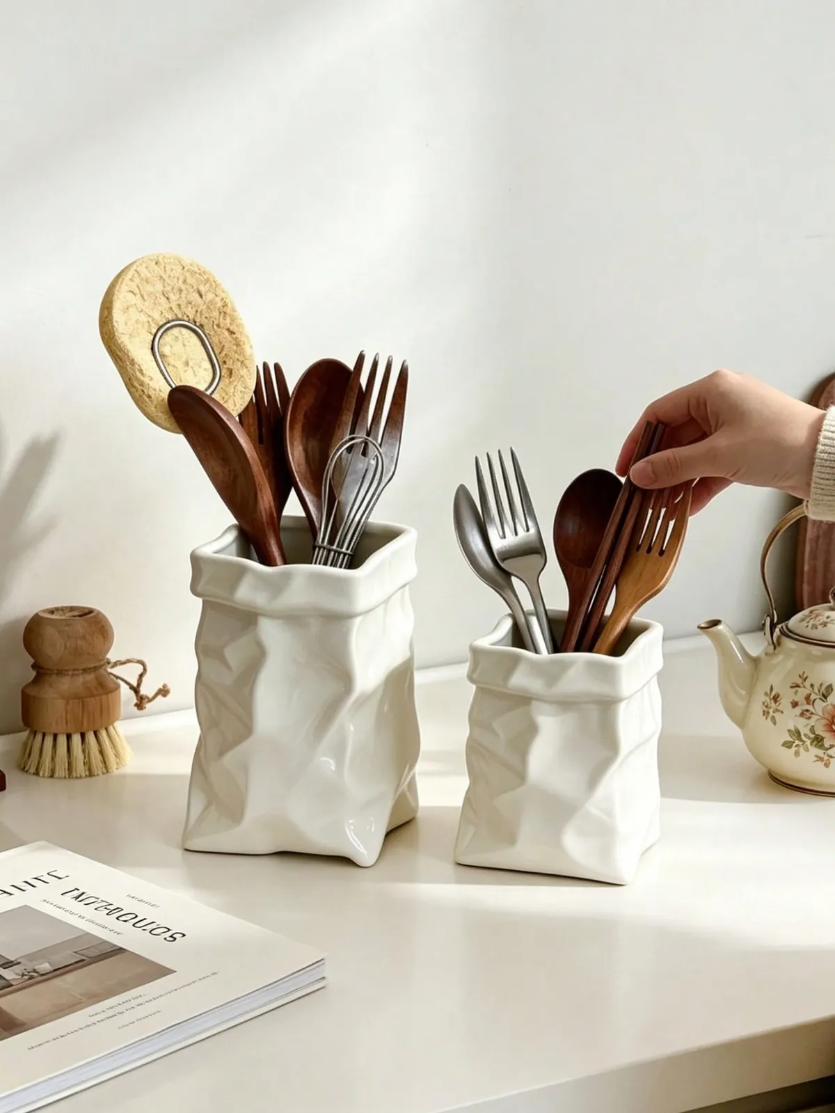 Ceramic Utensil Holder