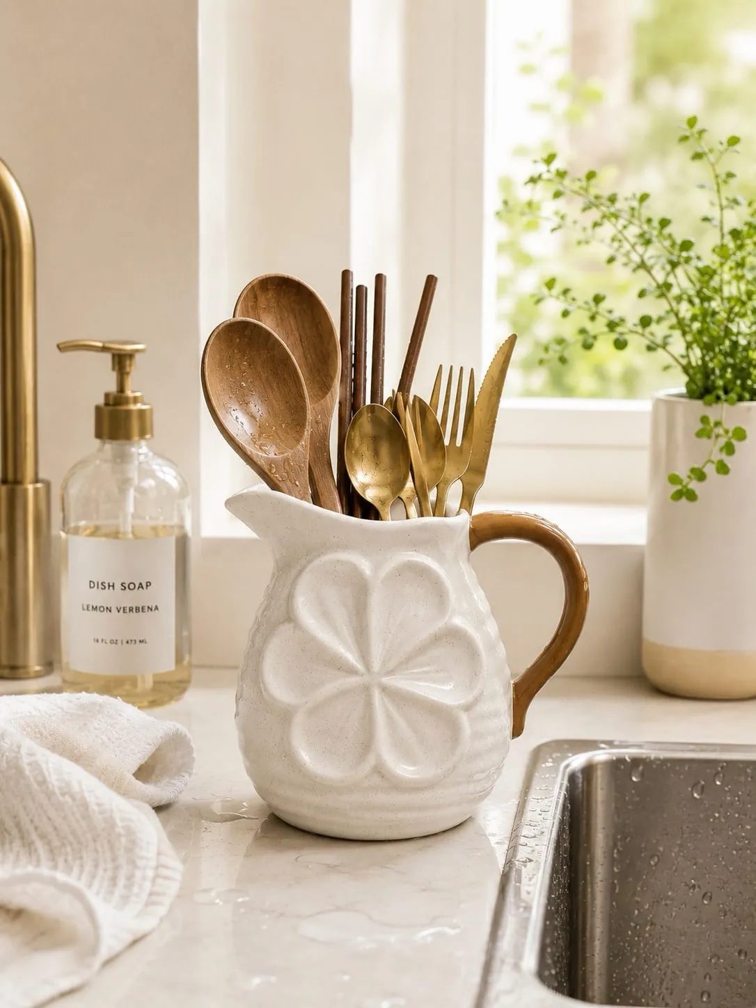 Ceramic Utensil Holder