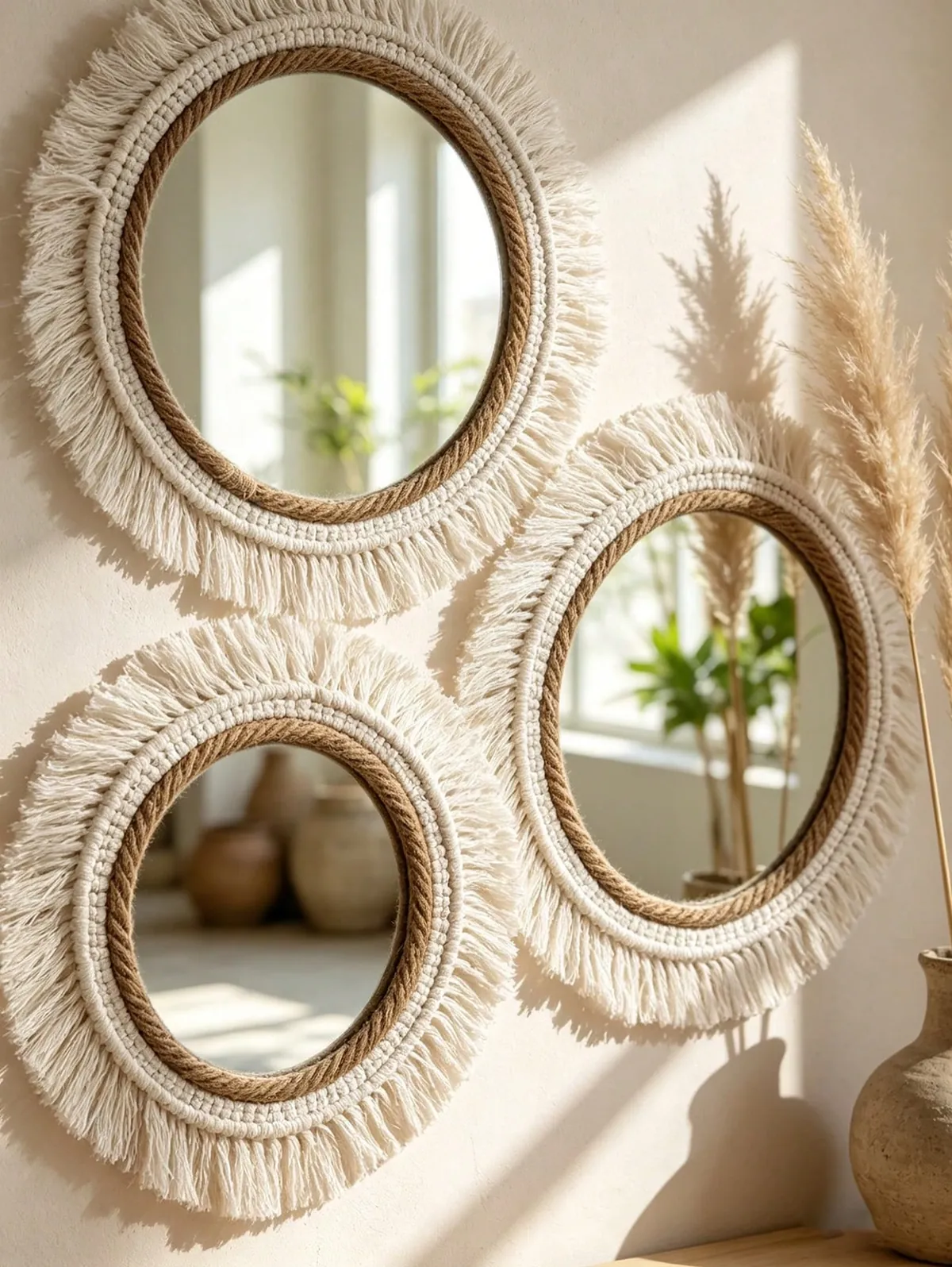 Macrame Wall Mirror