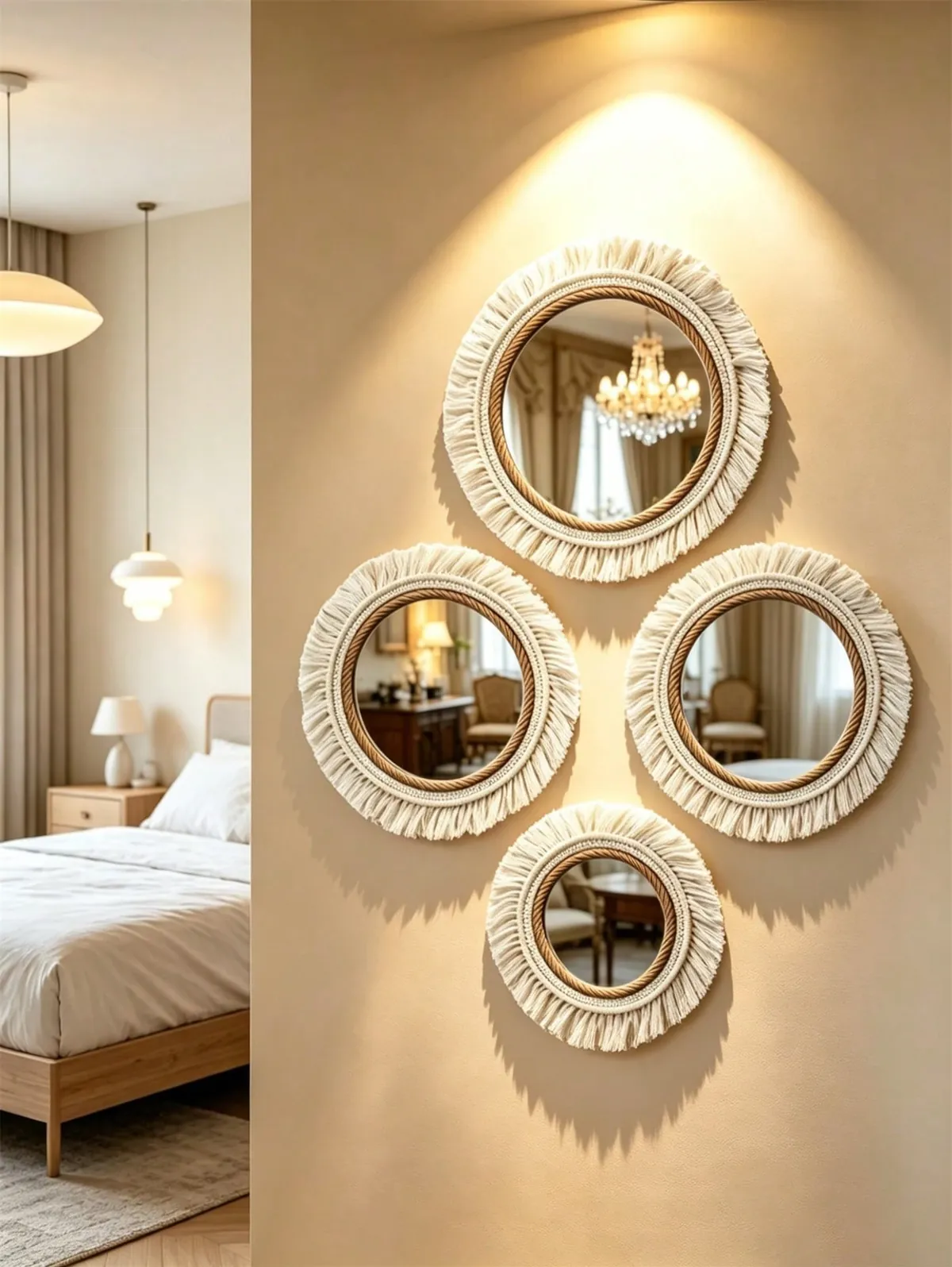 Macrame Wall Mirror