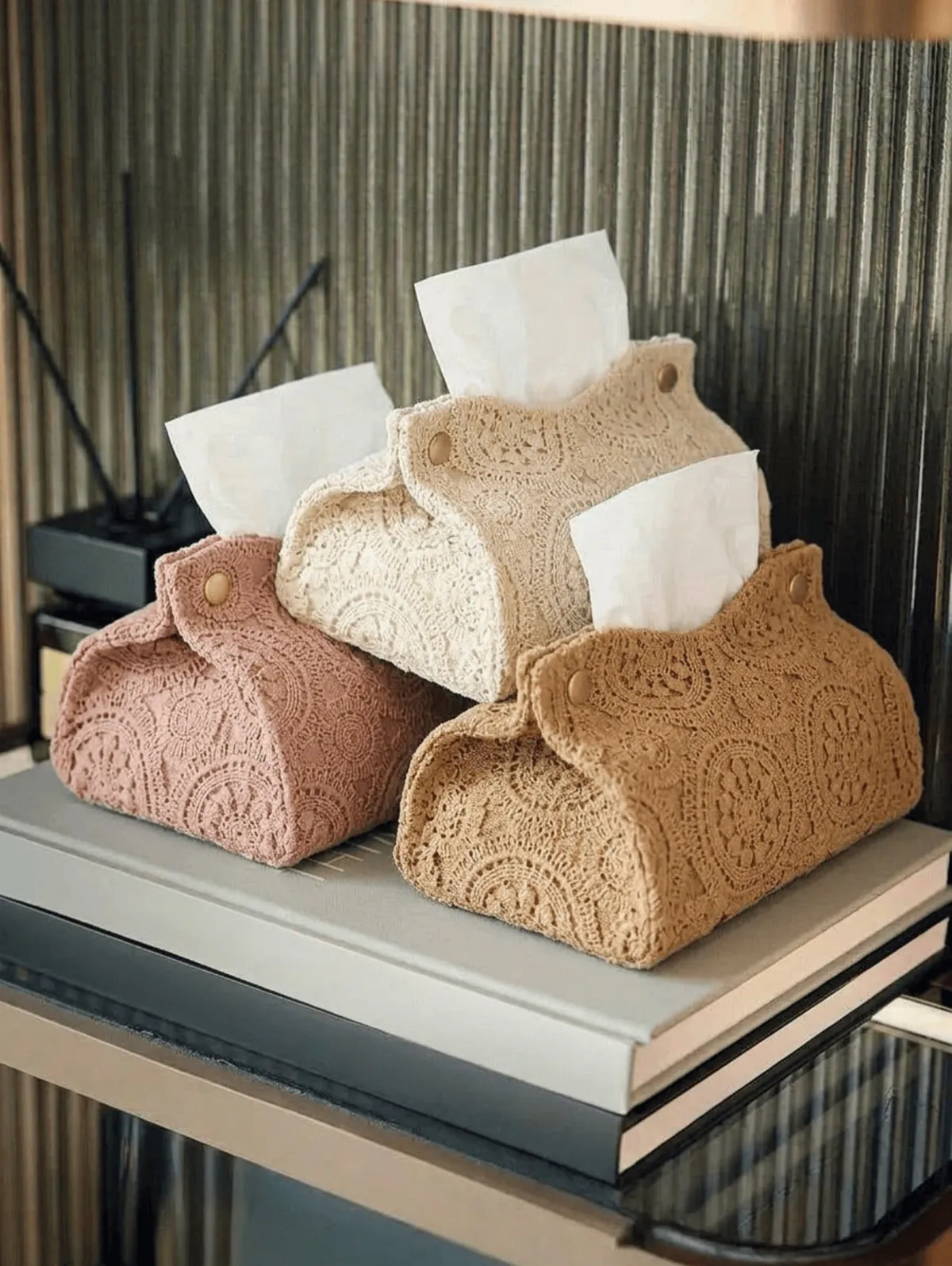 Crocheted Tissue Box Cover