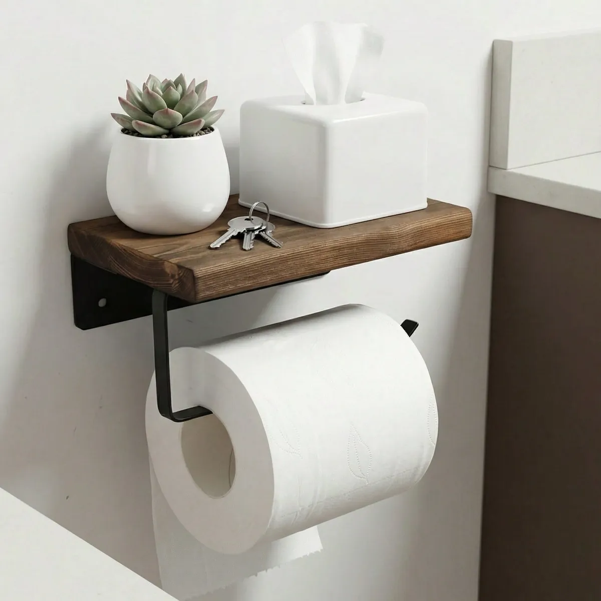 Wooden Toothpick Holder with Lid