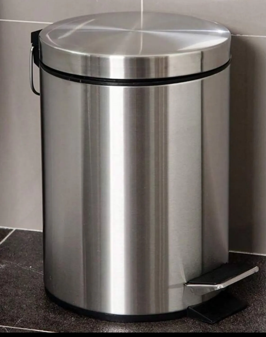 Marble Pattern Waste Bin