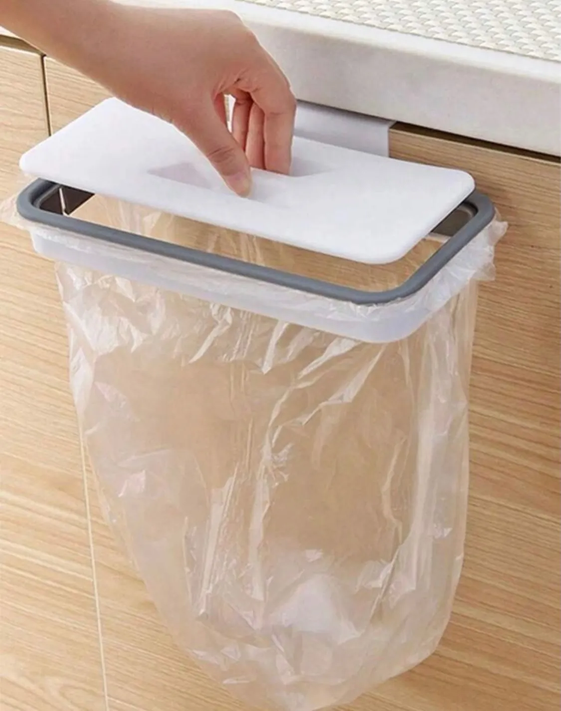 Marble Pattern Waste Bin