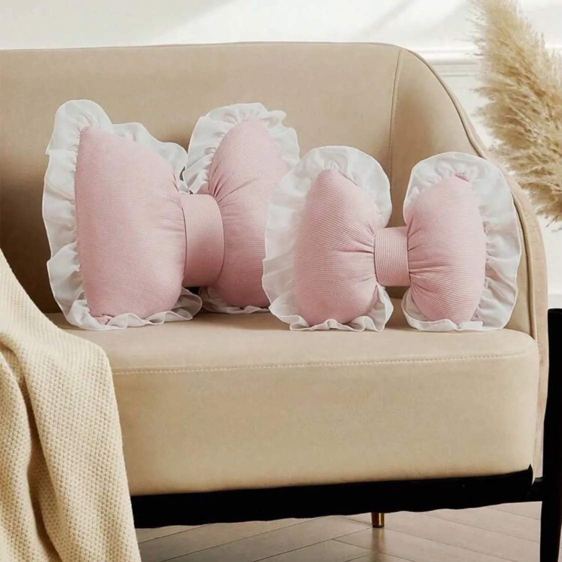 Decorative Bow-Shaped Pillows