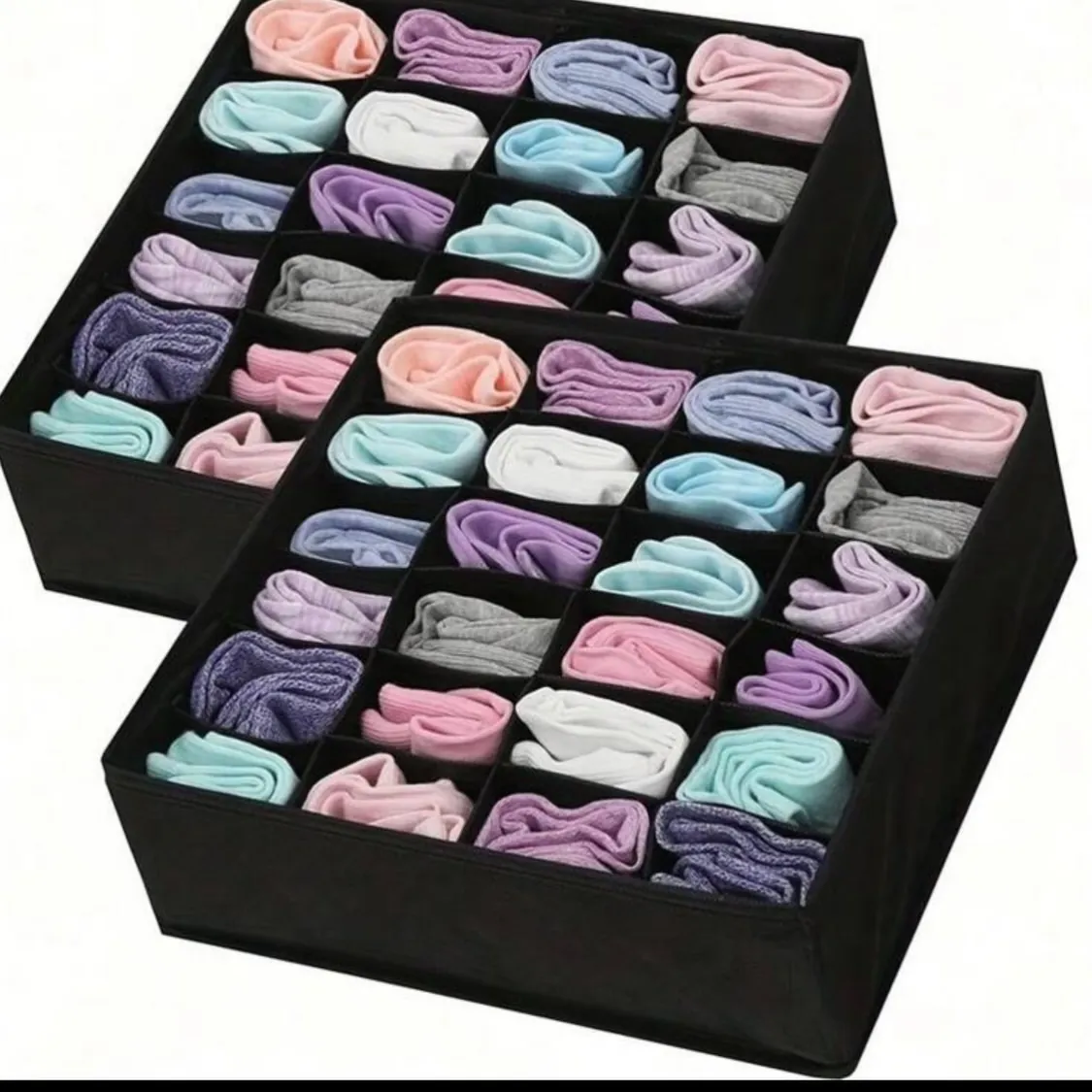 Underwear and Sock Organizer Bins