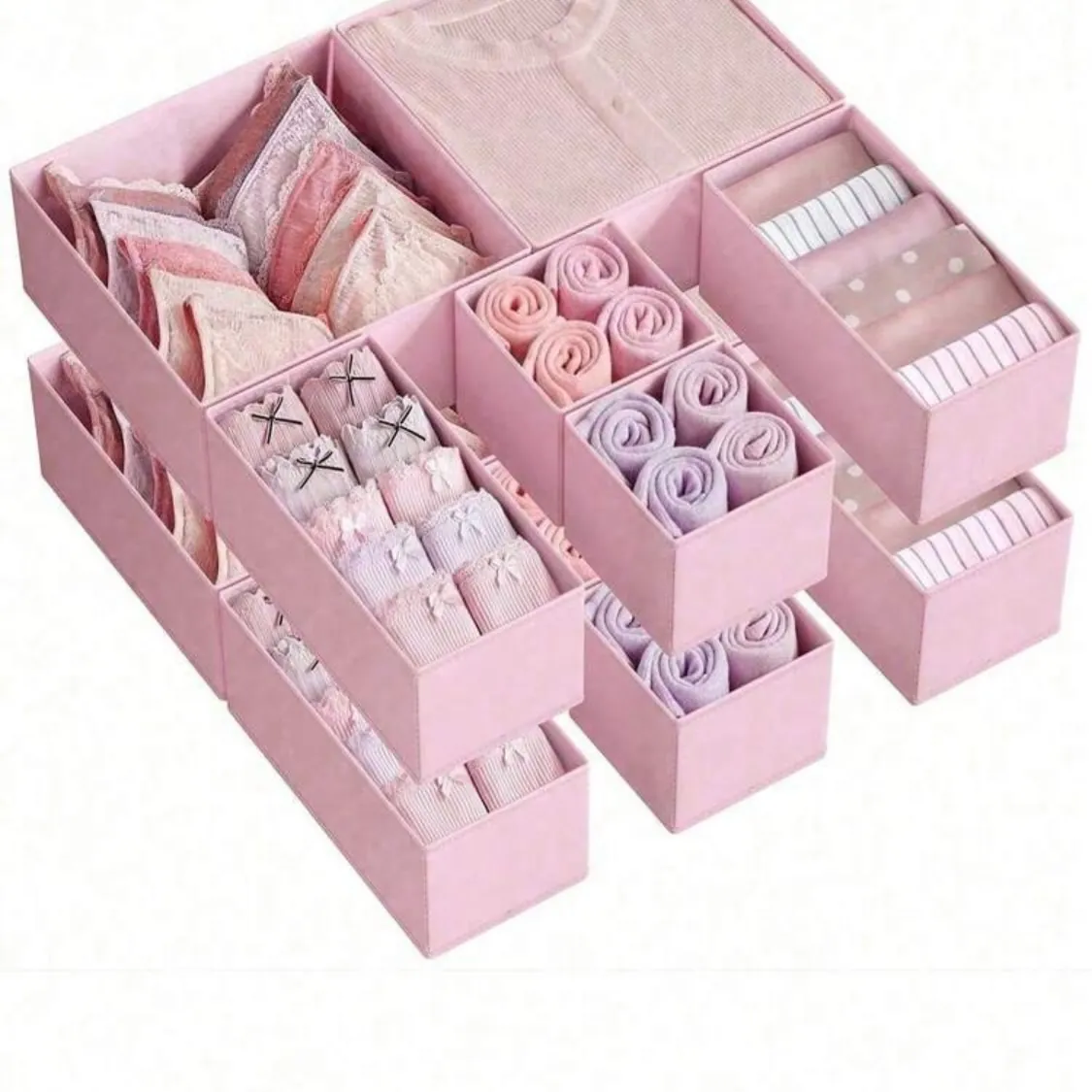 Underwear and Sock Organizer Bins