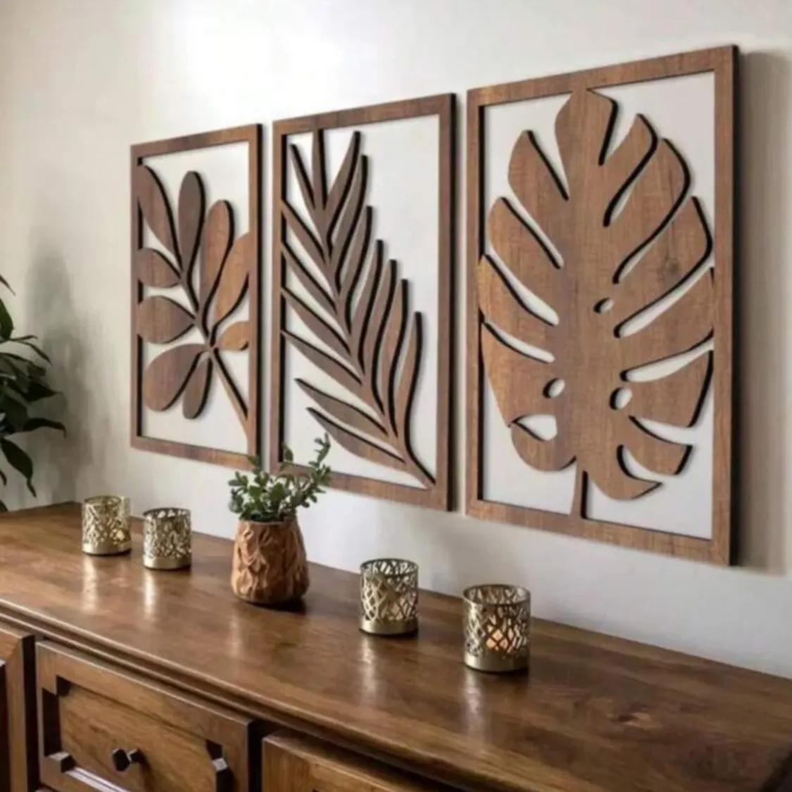 Three-Piece Tree Wall Art Set