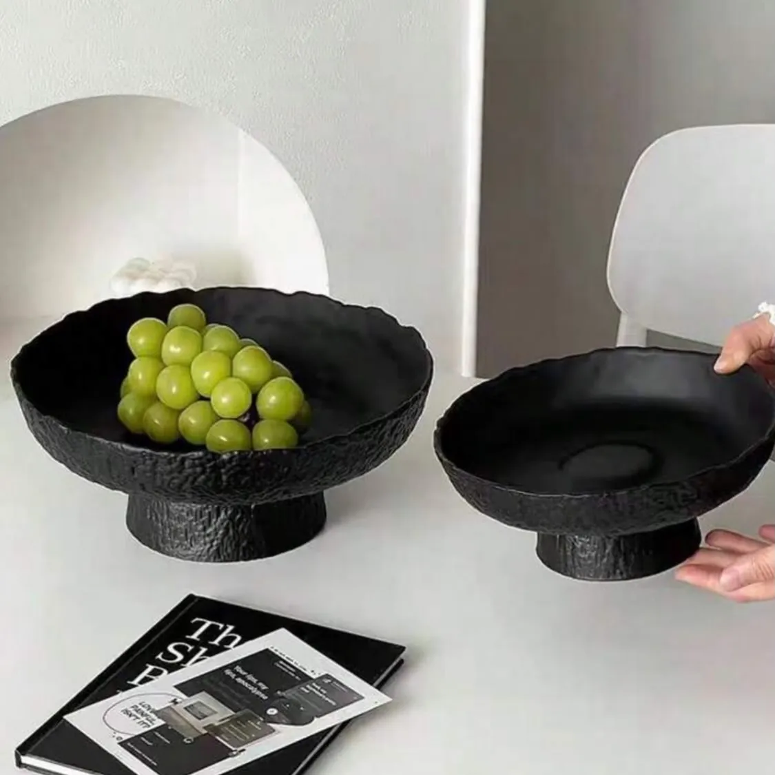 Modern Gold Metal Fruit Bowl