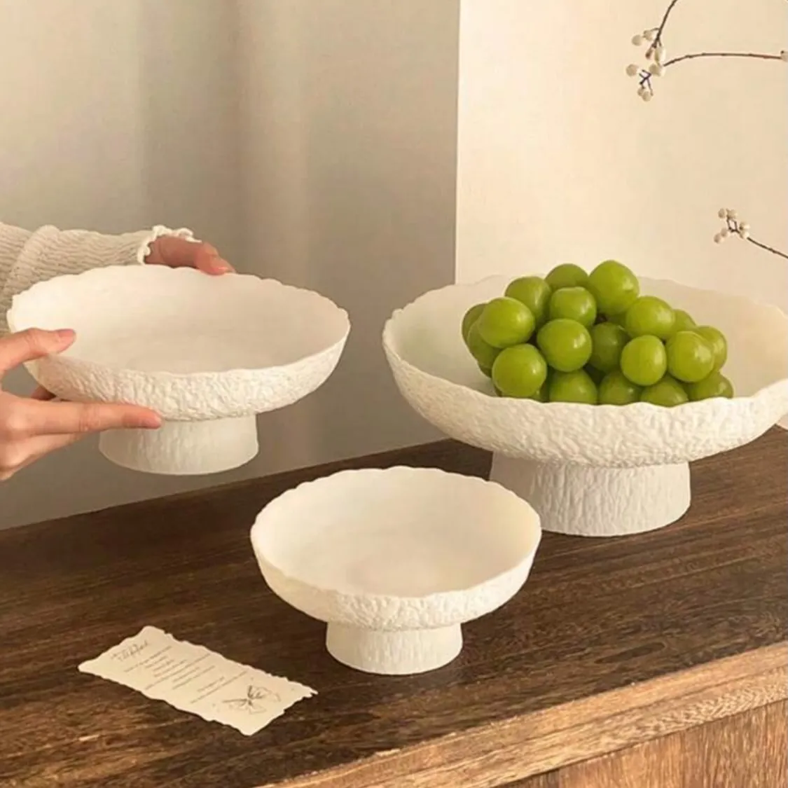 Modern Gold Metal Fruit Bowl