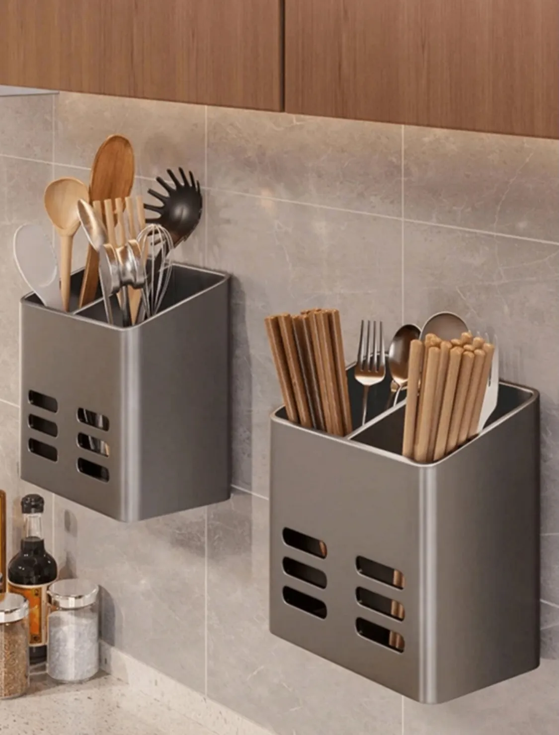Swan-Shaped Kitchen Utensil Holder