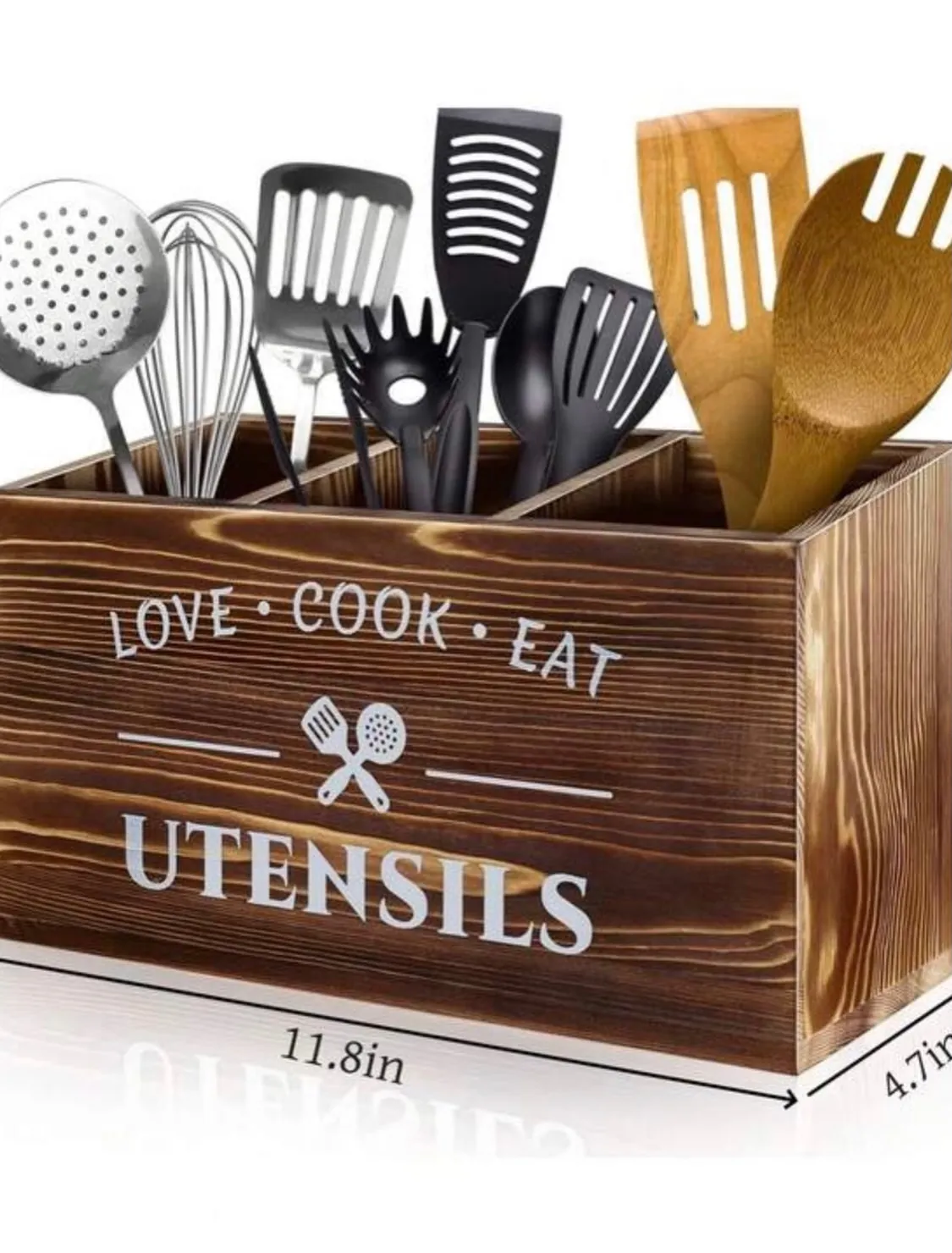 Swan-Shaped Kitchen Utensil Holder