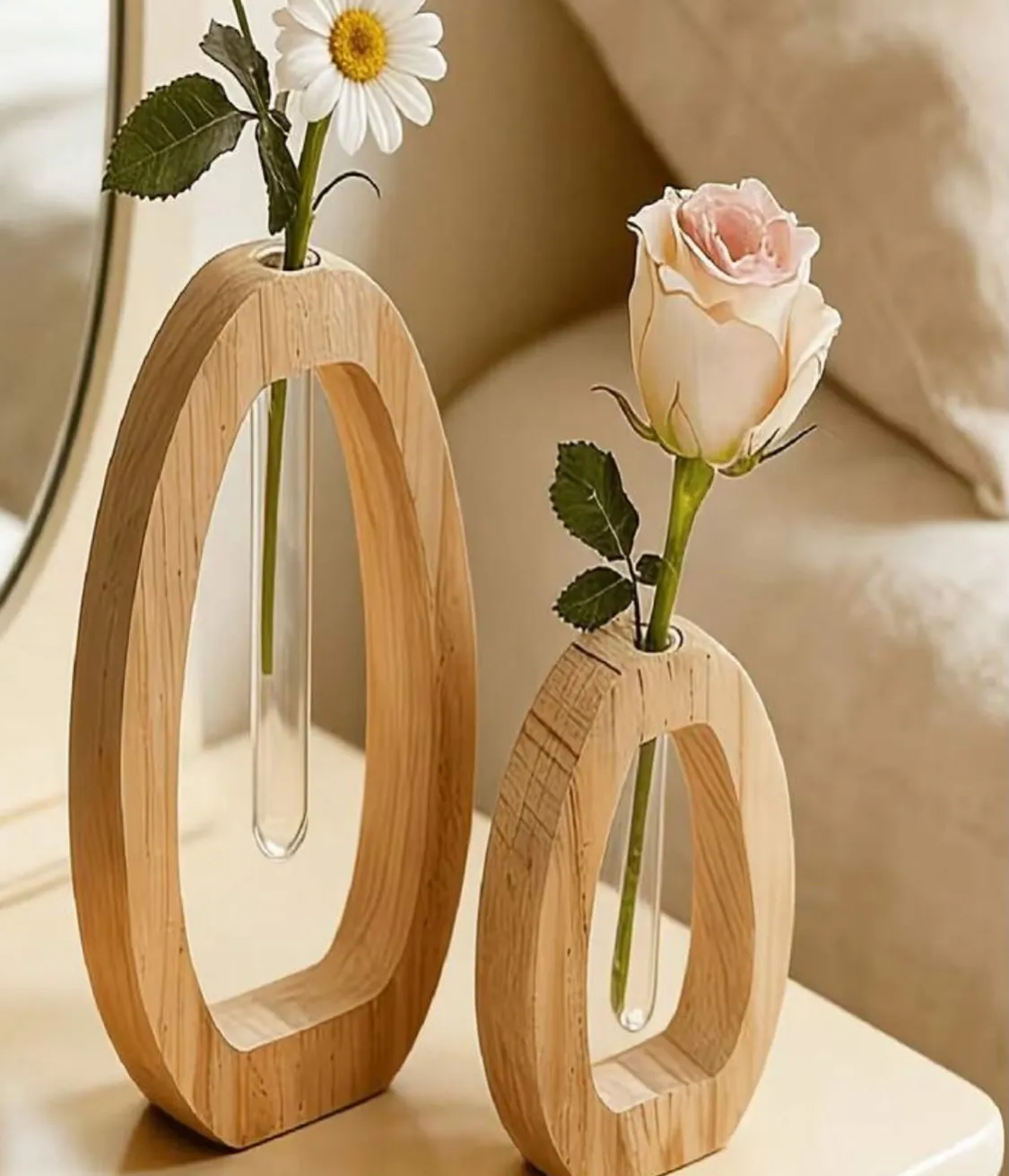 Glass Hydroponic Plant Vase