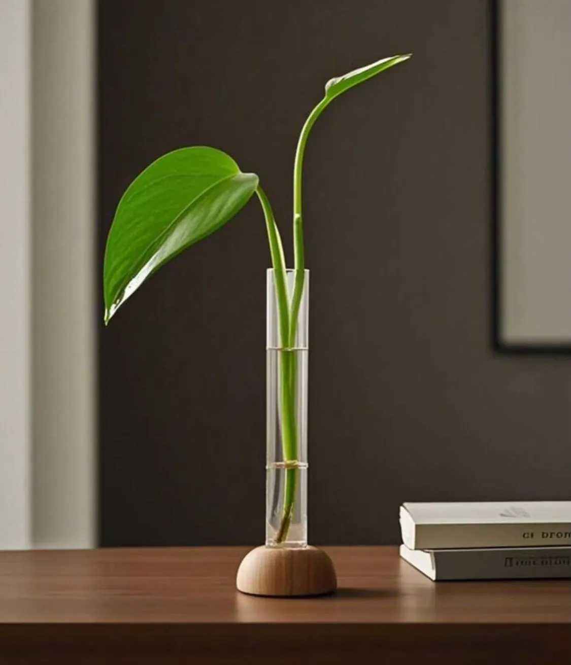 Glass Hydroponic Plant Vase