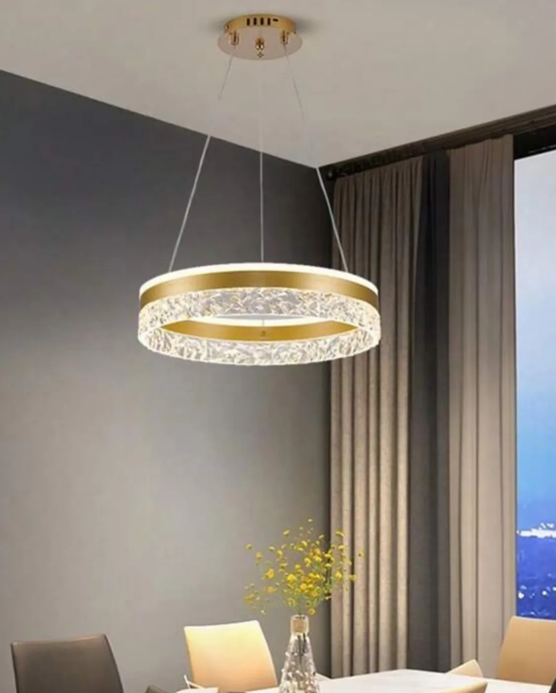 Modern LED Ring Ceiling Lamp