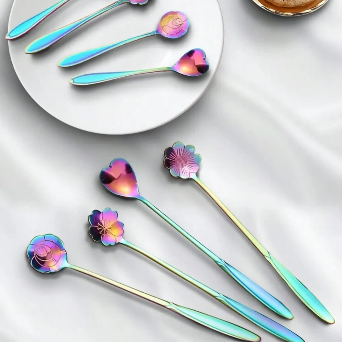 Ceramic Dessert Spoons Set