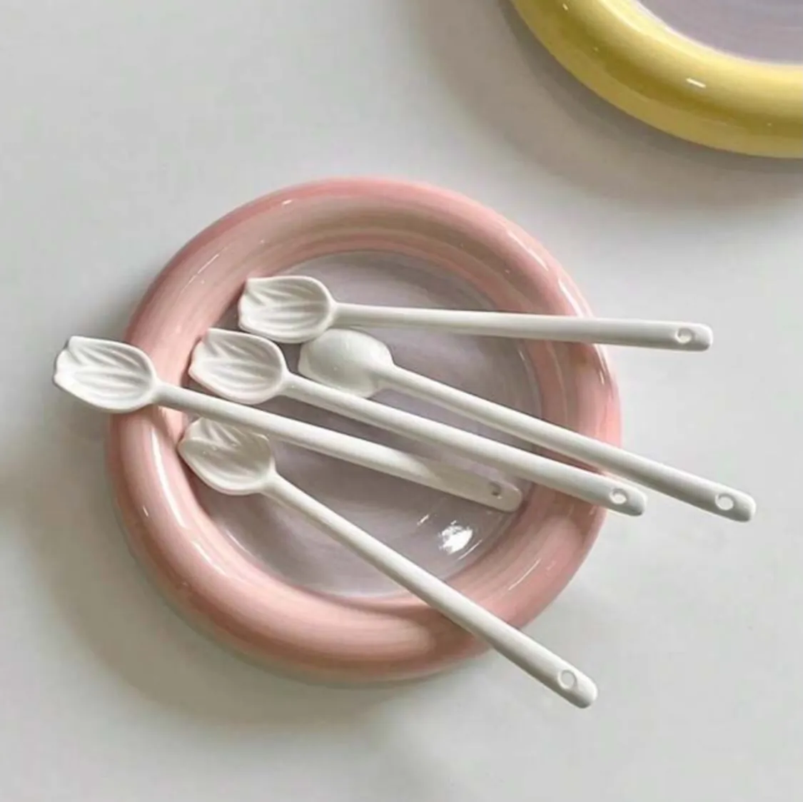 Ceramic Dessert Spoons Set