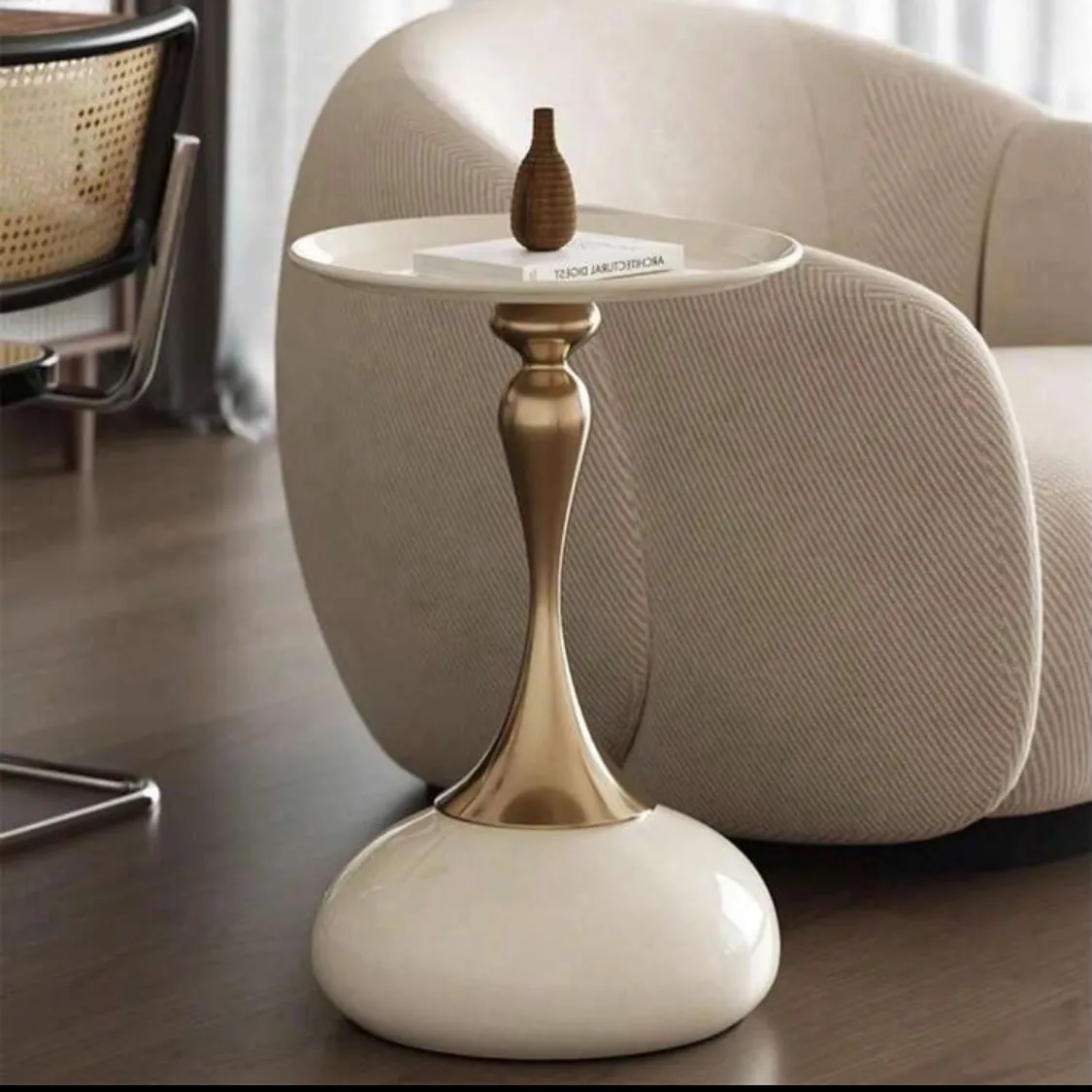 Modern Living Room Sofa and Side Table Set
