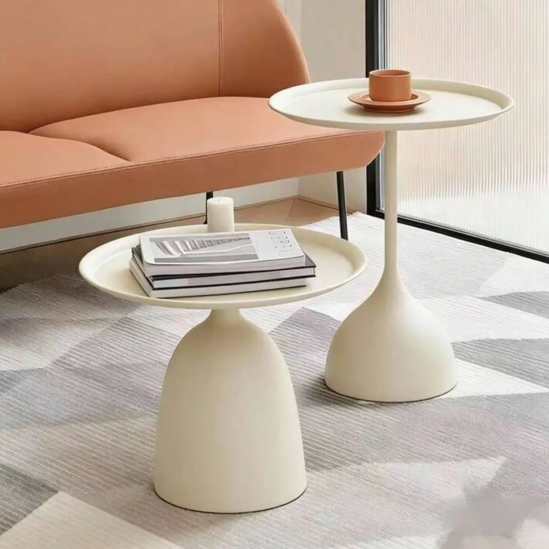 Modern Living Room Sofa and Side Table Set