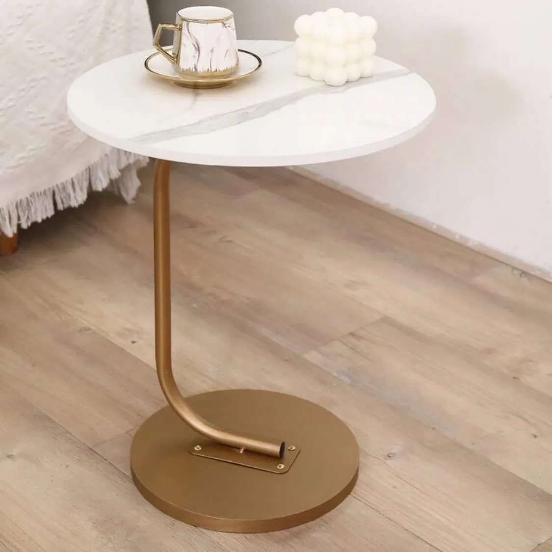 Modern Living Room Sofa and Side Table Set