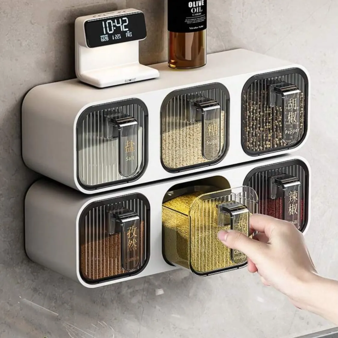 Rotating Spice Rack Organizer