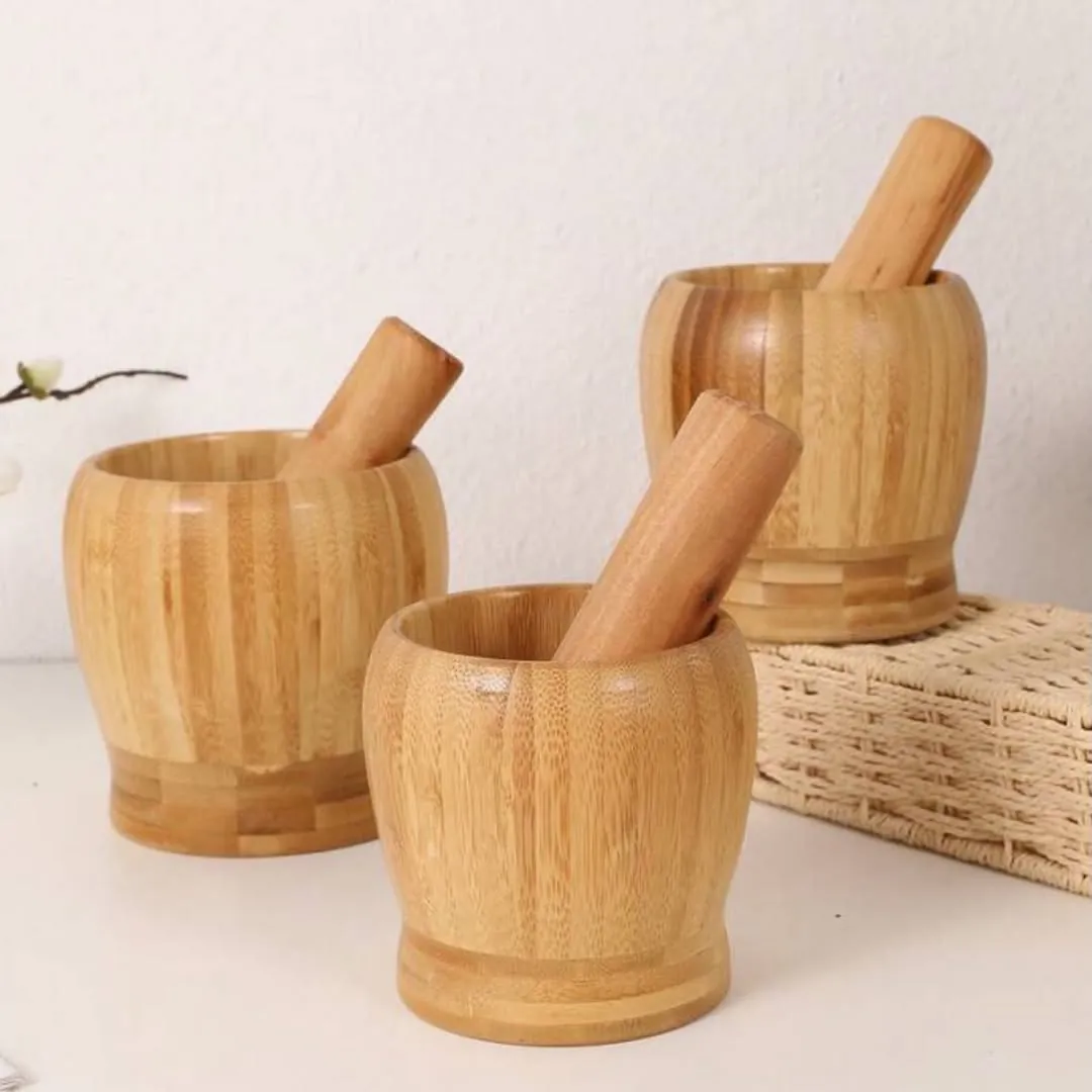Black Speckled Mortar and Pestle Set