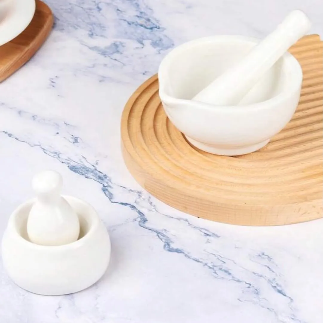 Black Speckled Mortar and Pestle Set