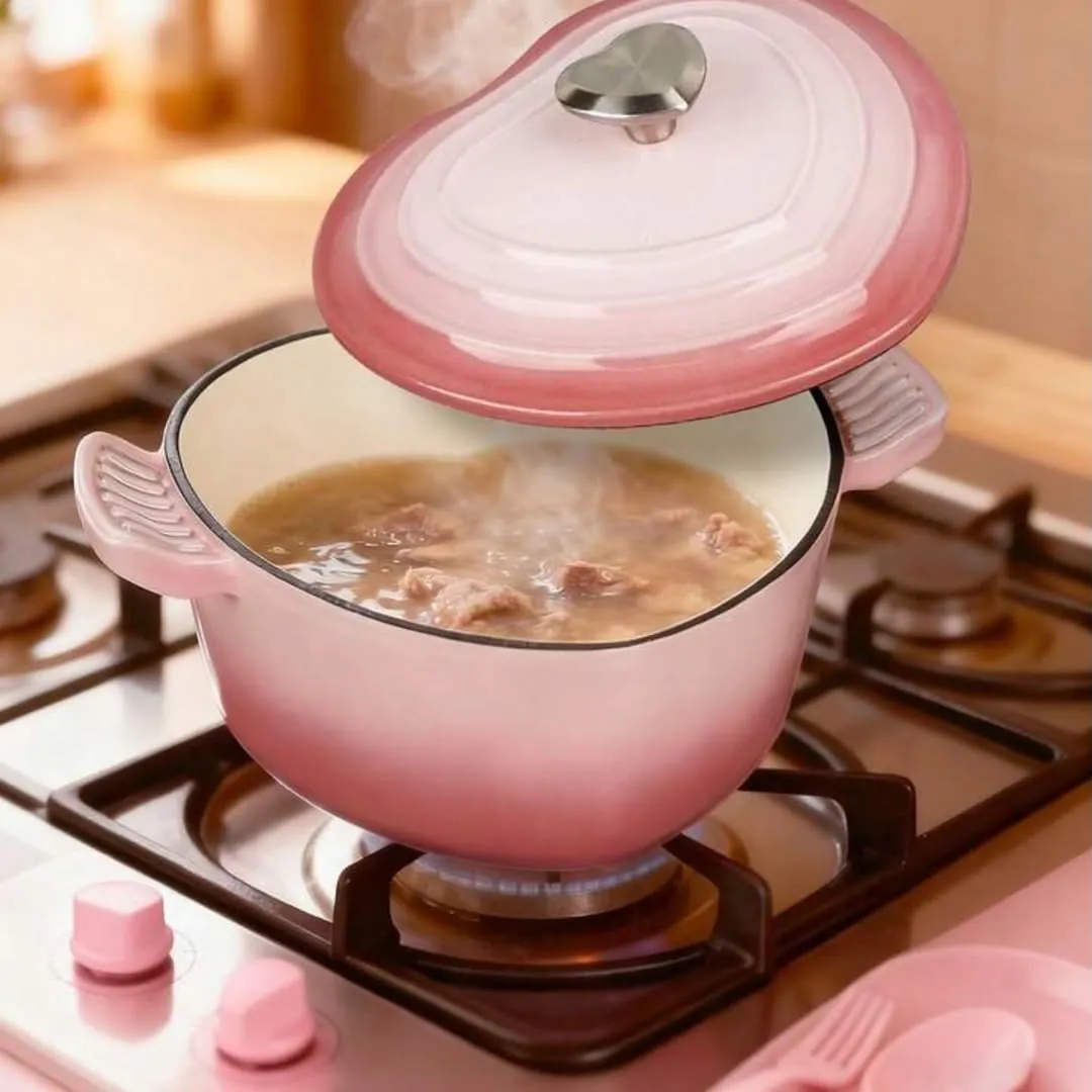 Pink Ceramic Cooking Pot