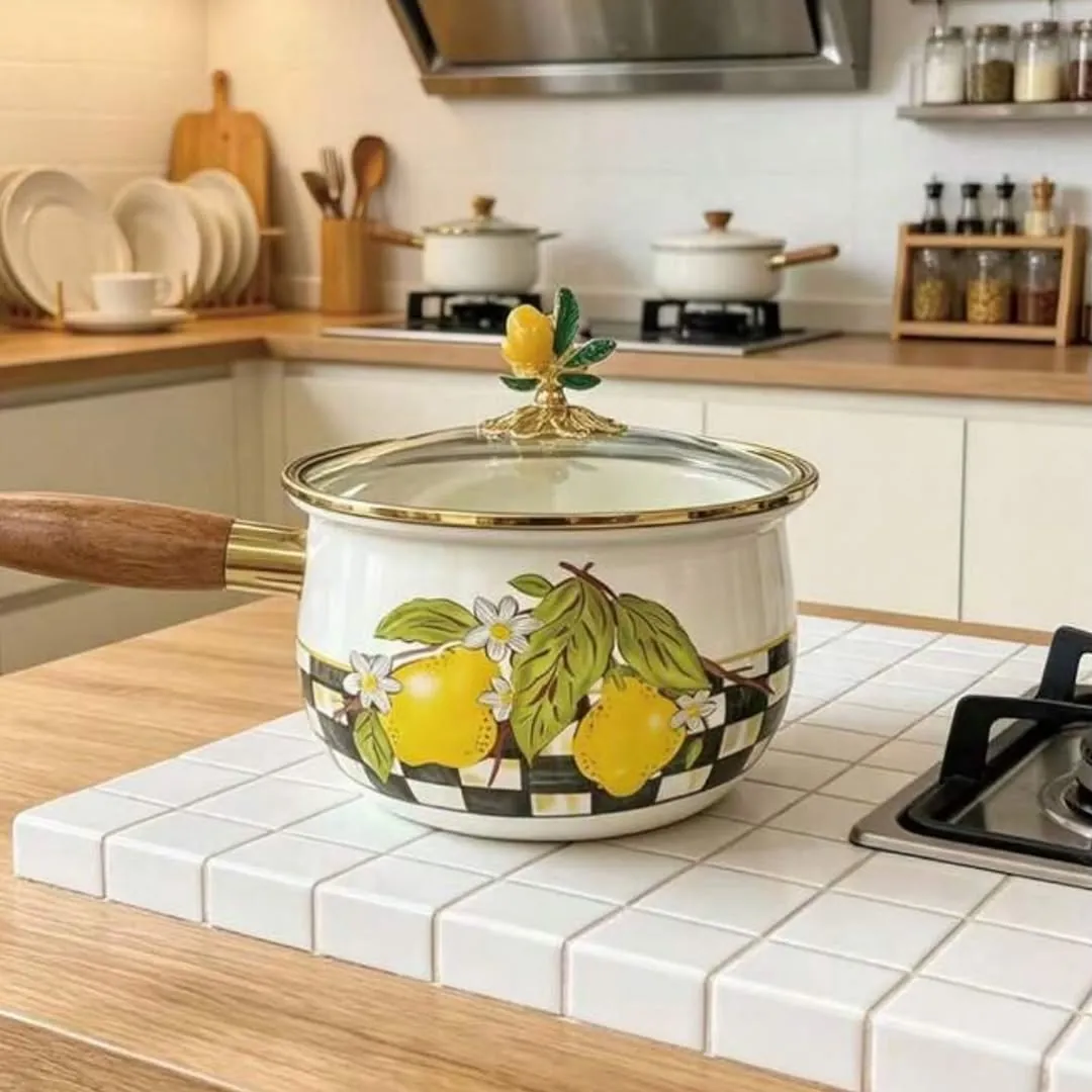 Pink Ceramic Cooking Pot