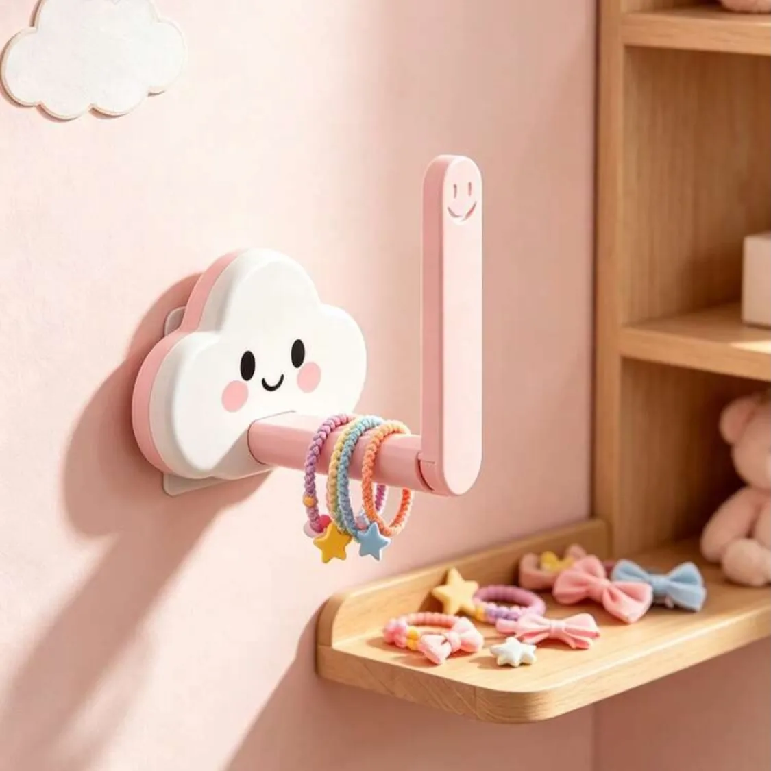 Wooden Car-Shaped Wall Hooks