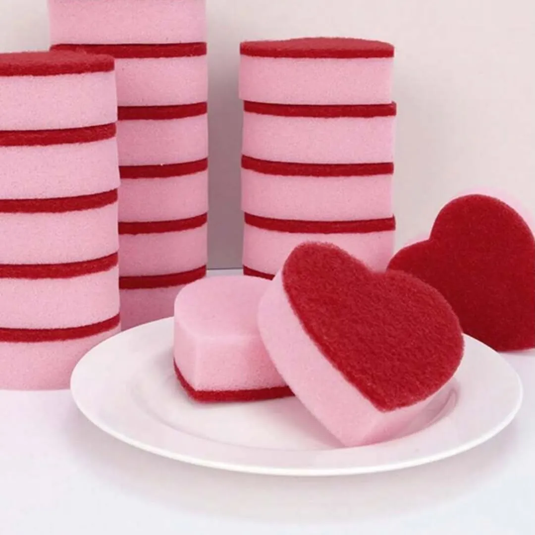 Heart-Shaped Sponges