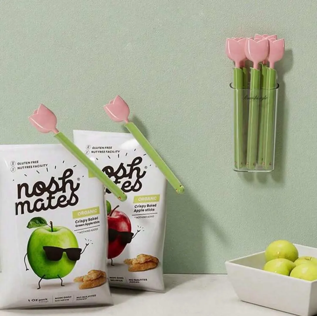 Carrot-Shaped Bag Clips