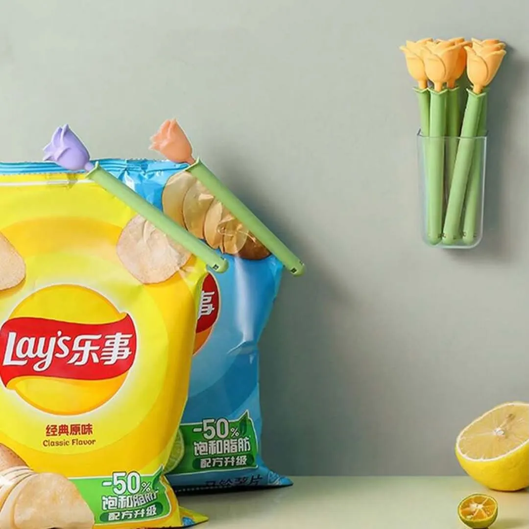 Carrot-Shaped Bag Clips
