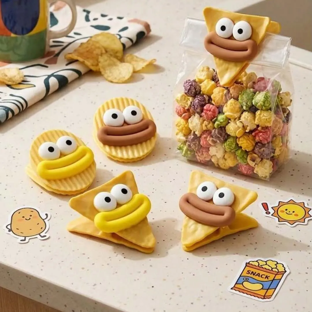 Carrot-Shaped Bag Clips