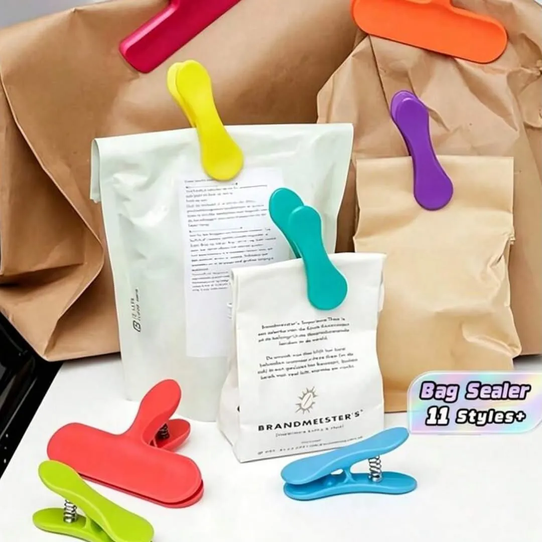 Carrot-Shaped Bag Clips