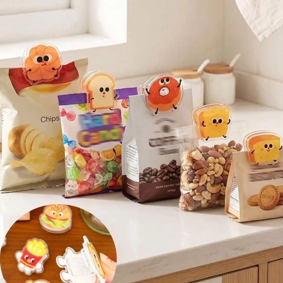 Carrot-Shaped Bag Clips