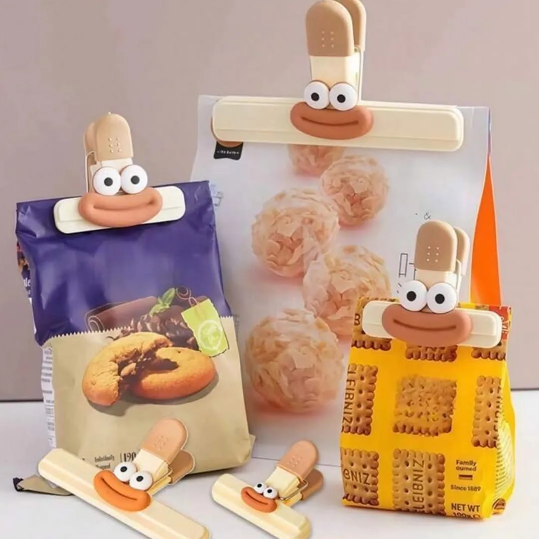 Carrot-Shaped Bag Clips