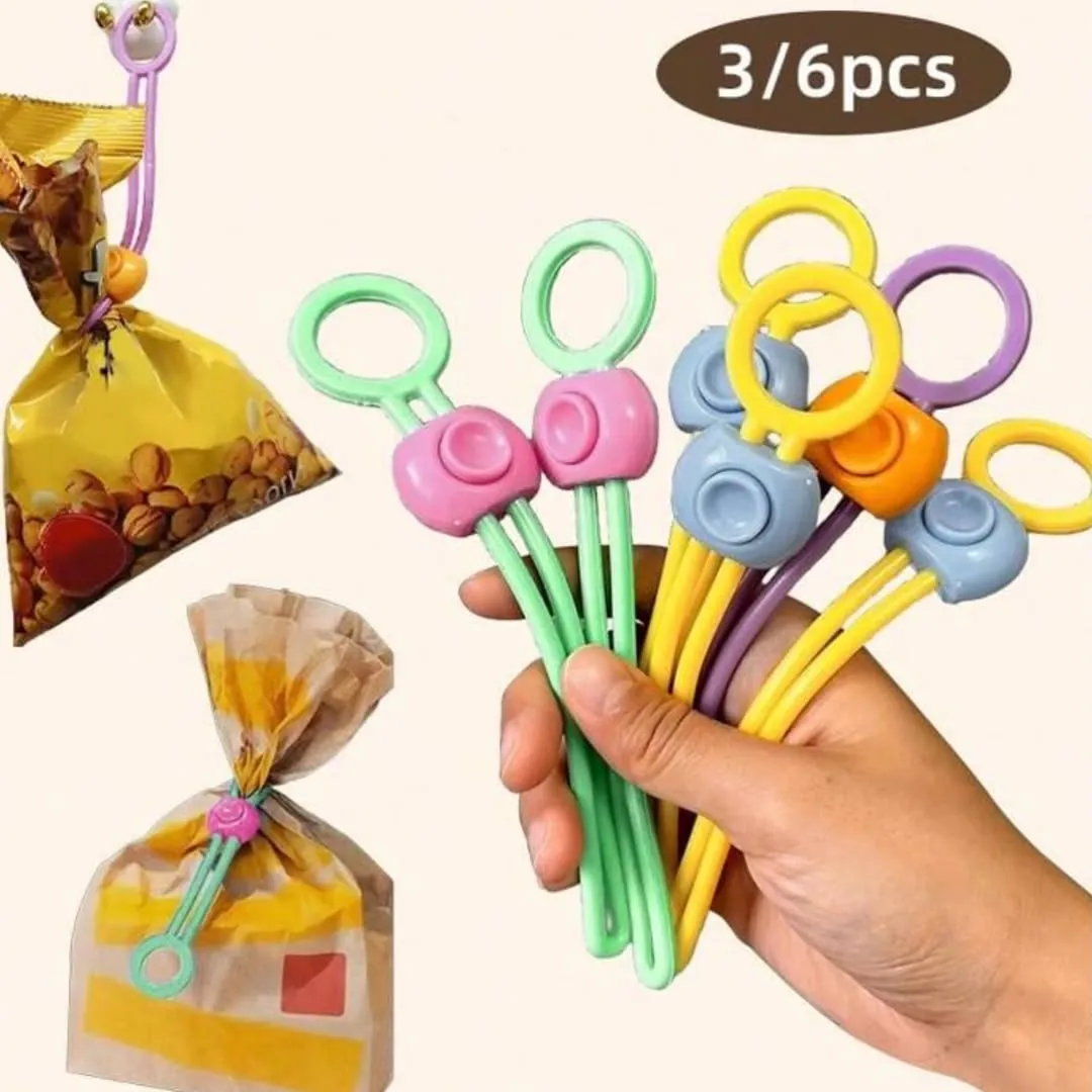 Carrot-Shaped Bag Clips